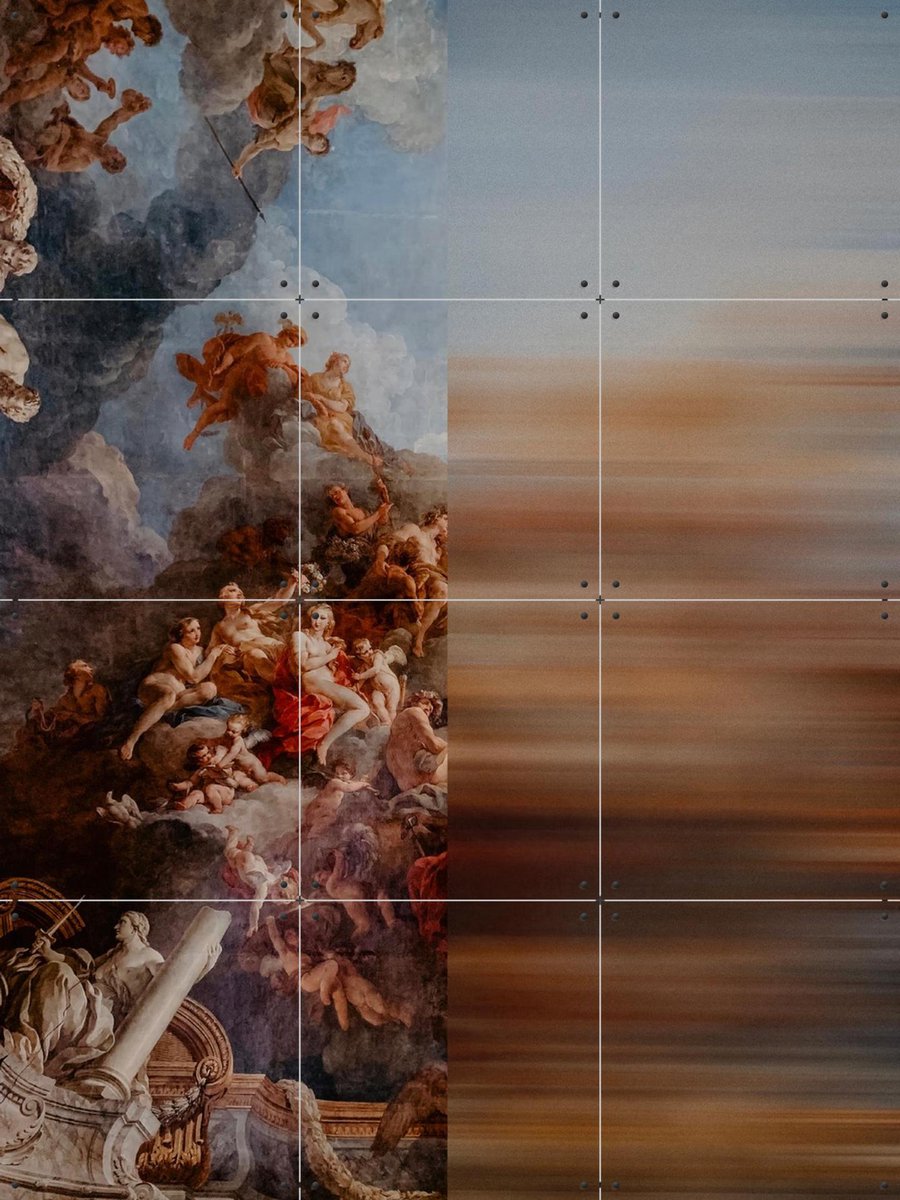 IXXI Glitched Renaissance, The New Classics - 60 x 80 cm - Gratis ophangtool - Grote wanddecoratie en posters - Klassiek, Gemengde Technieken