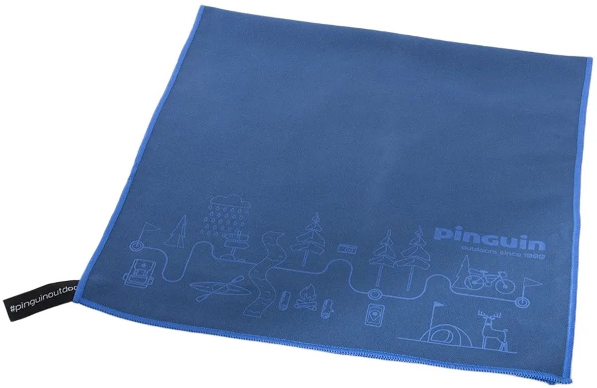 Pinguin Map 2023 Handdoek Blauw XL Man,Vrouw