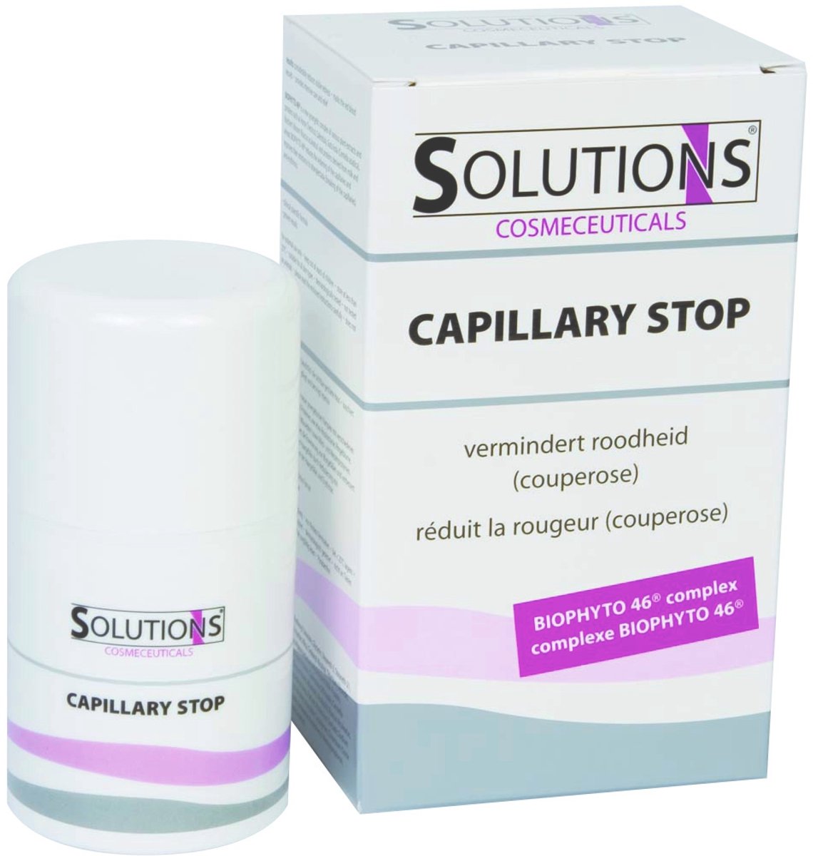 Capillary Stop, gezichtscreme, vermindert roodheid in het gezicht, Solutions Cosmeceuticals