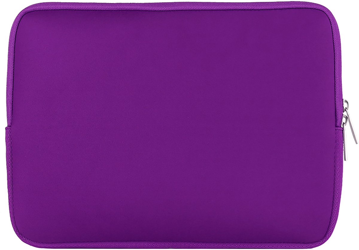 Pomologic Neoprene Sleeve MacBook Pro 14 – Specifiek Ontworpen voor 14 Inch – Strak Ontwerp – Hoogwaardig Neopreen Materiaal - Paars