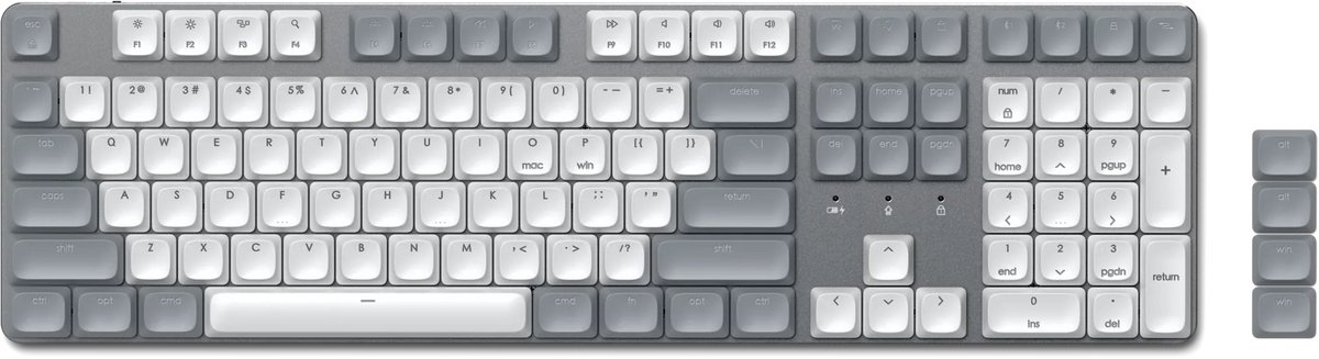 Satechi SM3 Slim mechanisch backlit keyboard / toetsenbord - Wit thumbnail 4