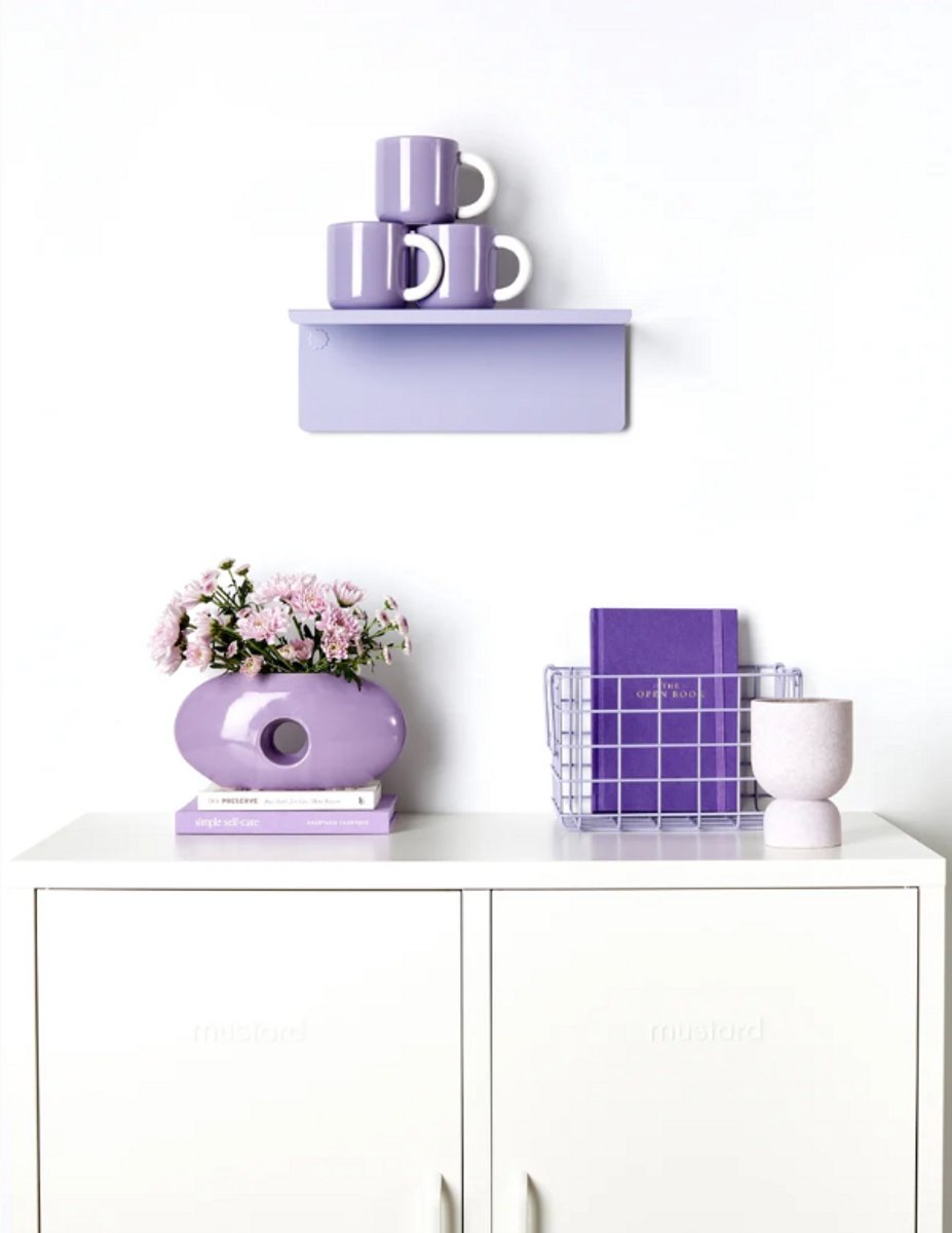 Mustard - The Ledge - Wandplank - Klein - Lilac