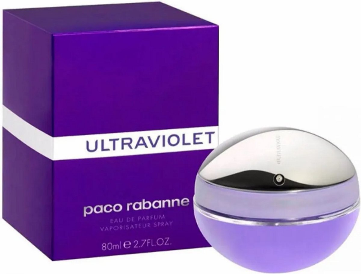Paco Rabanne Ultraviolet Pour Femme - Eau De Parfum 80ml, Neuf Sous Blister