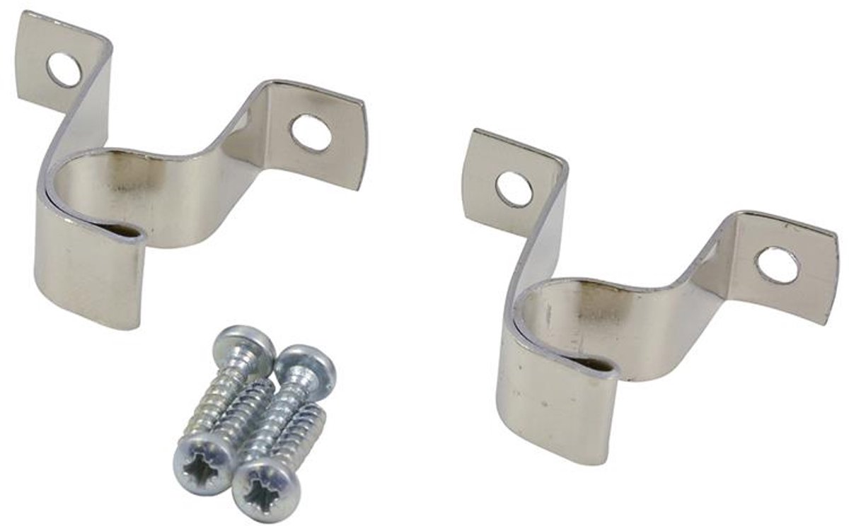Intensions steun basic - ø 13 mm - zilver - 2 stuks