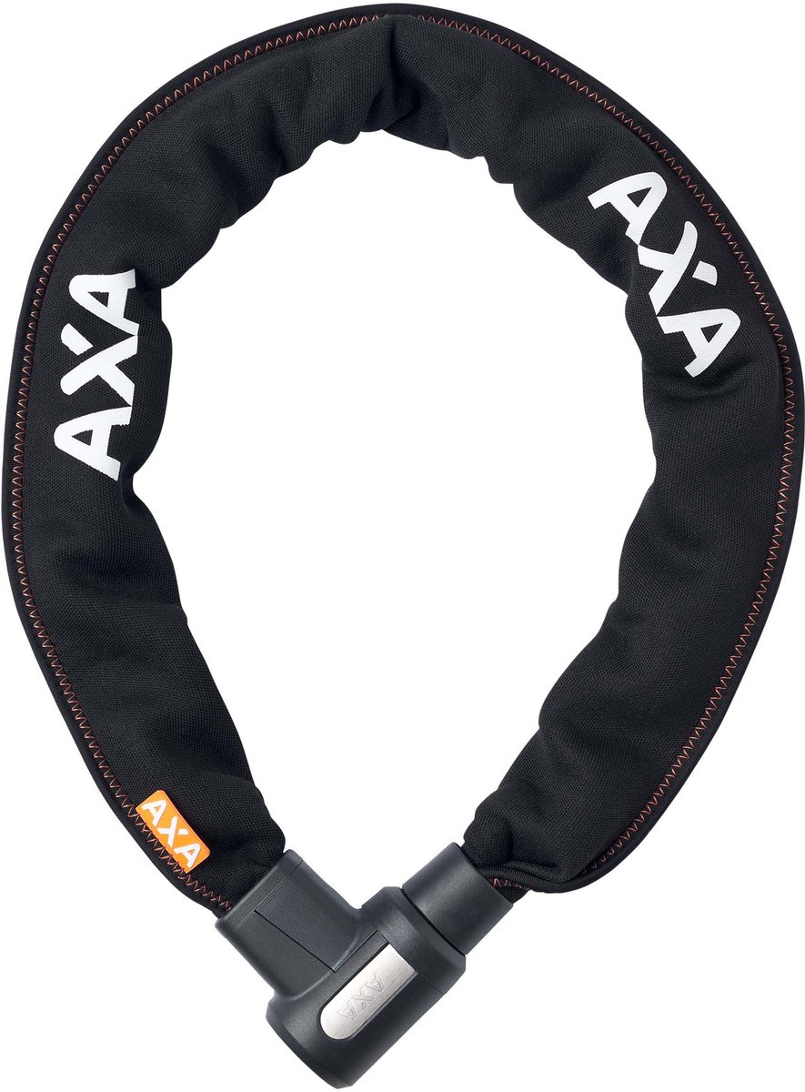 AXA Procarat+ 105 Kettingslot - ART 4 Motorslot - 105 cm - 10,5 mm Gehard Staal - Los Hangslot - Neopreen Beschermhoes - Online Sleutelservice - Zwart