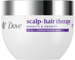 DOVE Scalp + Hair Therapy Haarmasker - Density & Growth¹ - 10-in-1 haarverzorging voor sterker haar - 270 ml