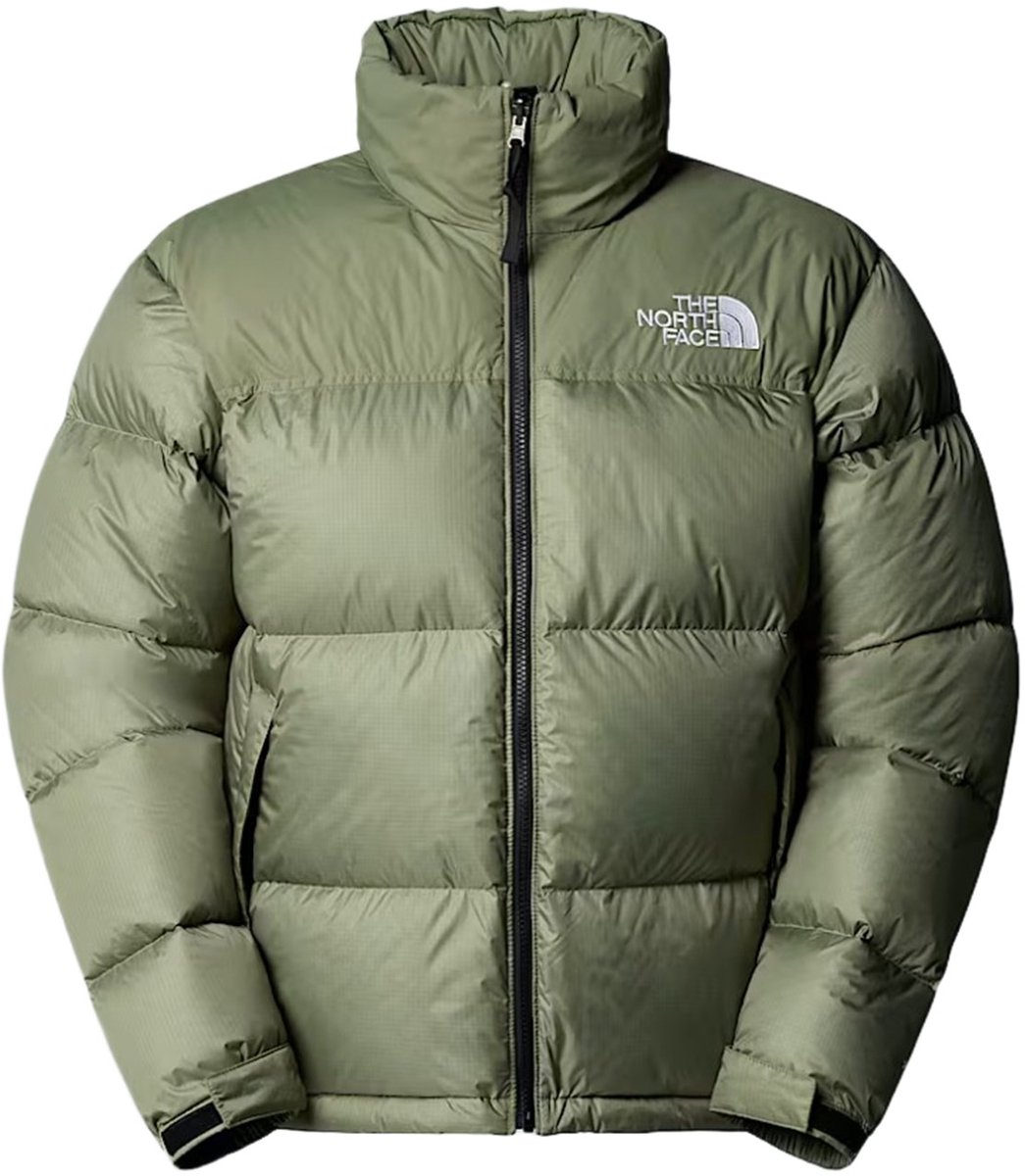 The North Face 96 Retro Nuptse Heren Pufferjack van Nylon – Bark Mist Veelkleurig