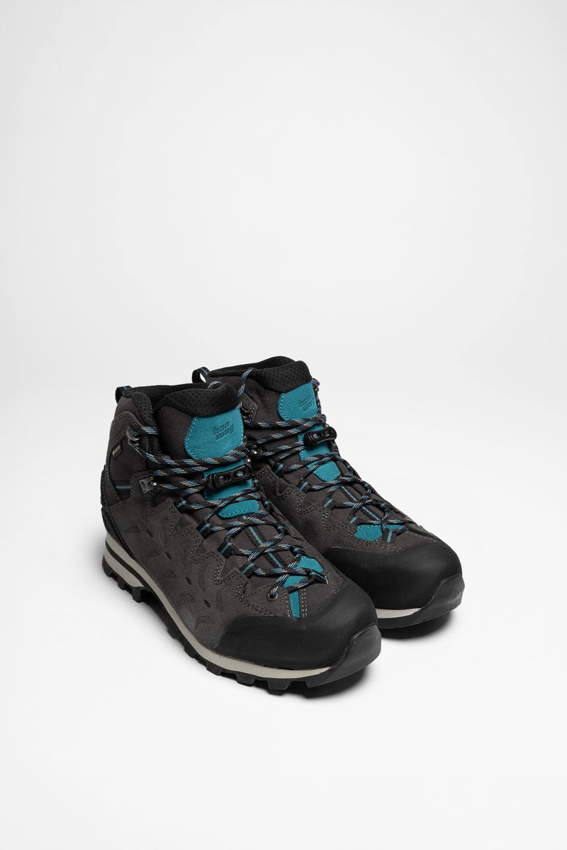 Hanwag Makra Light Lady GTX Wandelschoenen Dames 39 Asphalt / Bluegreen