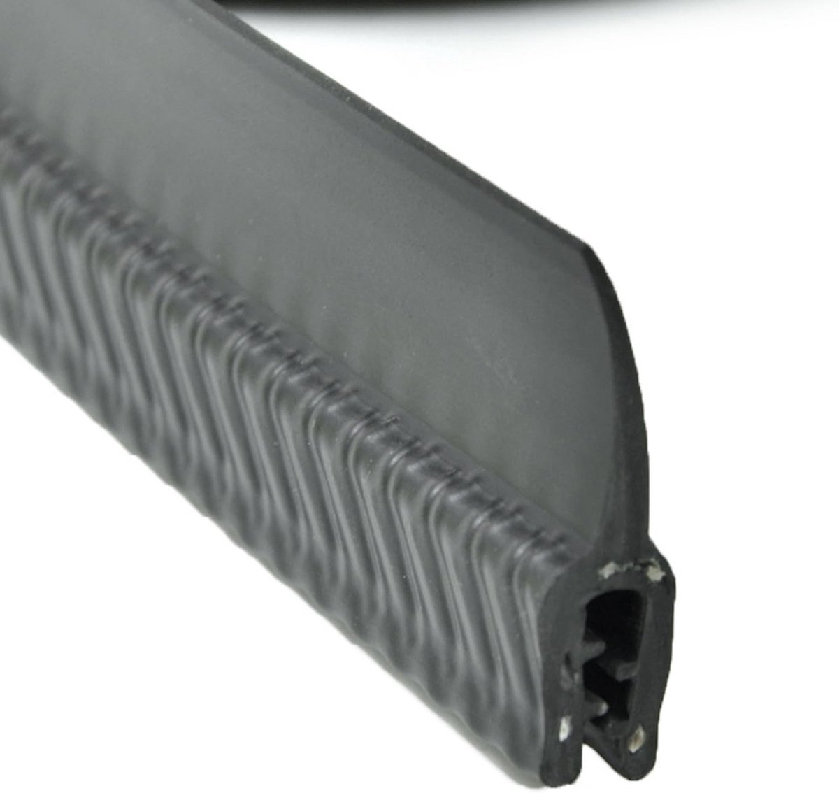 Universeel Randbeschermingsprofiel EPDM 5 meter - 10x33mm met Stalen Inleg