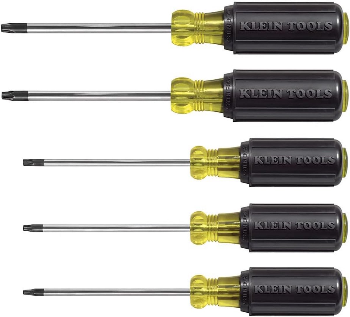 Schroevendraaierset met 5 Torx (T15-T30) Bits voor Precisiewerk
