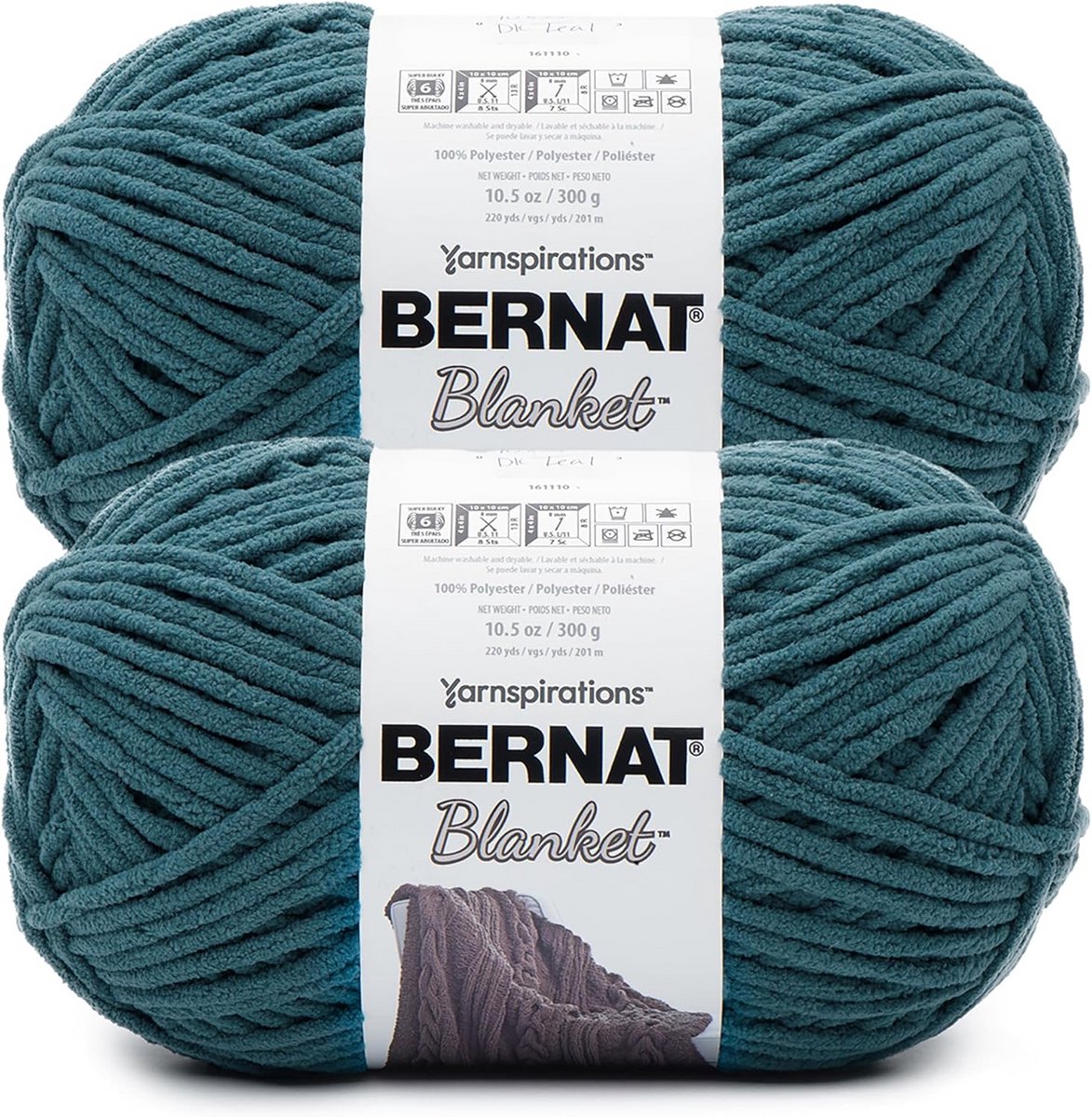 Extra Dik Polyester Garen voor Dekens en Knuffels - Donker Teal