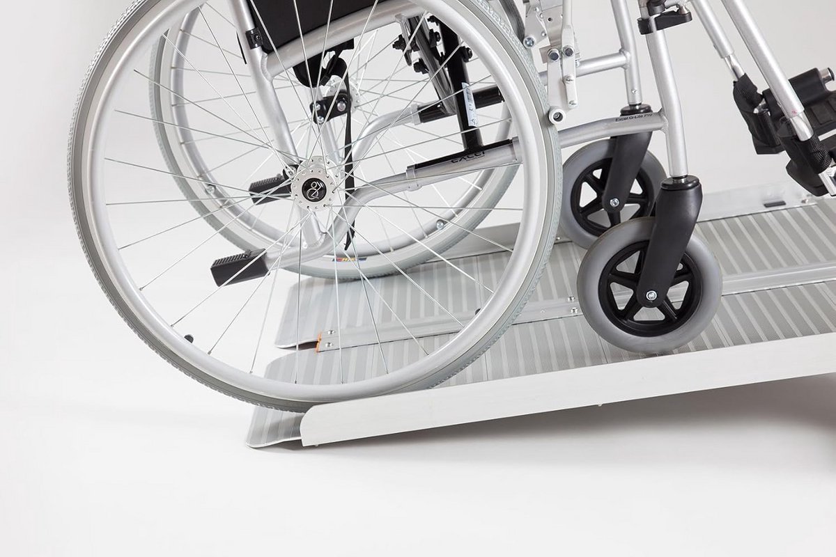 Opvouwbare Rolstoel en Scooter Oprit 60 cm Lang voor Gemakkelijke Toegang
