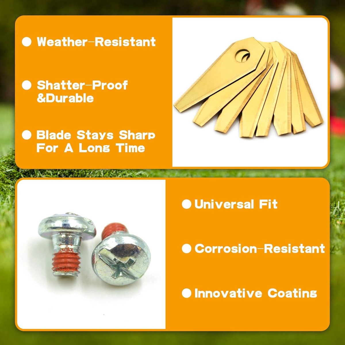 Bosch Indego Reservemessen 18 Stuks Titanium Mesjes - afbeelding 3