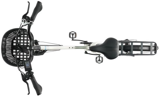 26-inch Elektrische Fiets - Motor 250W - 36 V 18 Ah accu - elektrische stadsfiets en e-Dutch bike met - Aluminium frame - maximaal bereik 120 km - Shimano 7 versnellingen - LCD-display -Waterdicht -Wit van Merkloos — afbeelding 3