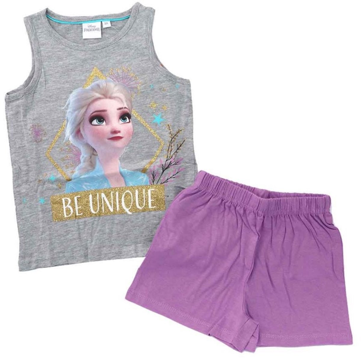 Disney Frozen kinderpyjama's, 5 jaar Grijs