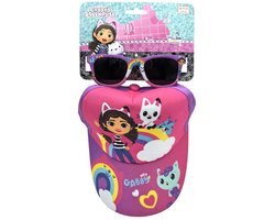Gabby's Poppenhuis Pet en Zonnebril Set Meisjes - UV400 Bescherming - Roze Paars - Officieel Gelicenseerd