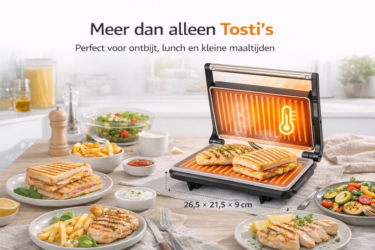 Tosti 2-in-1 Contactgrill thumbnail 6