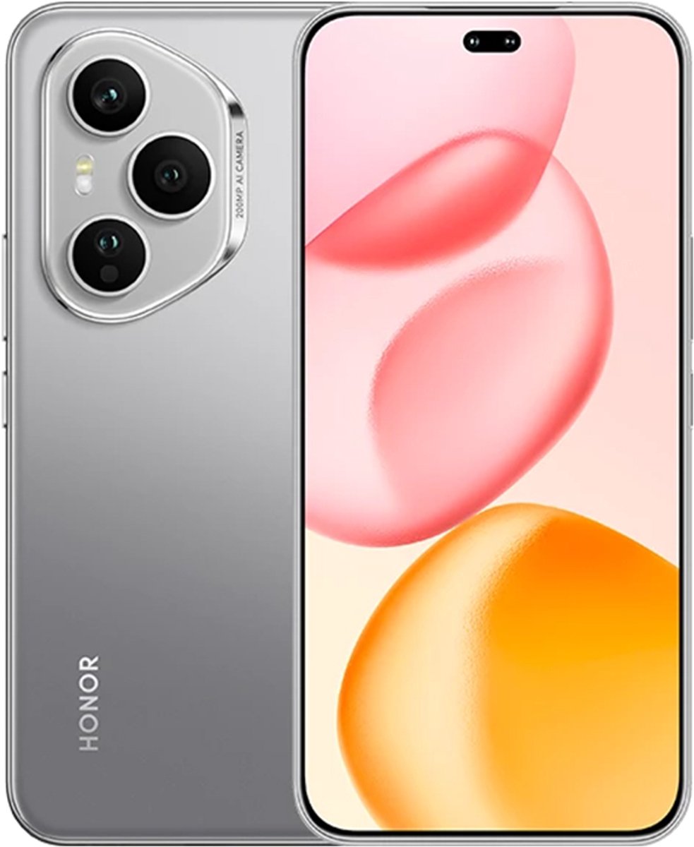 HONOR 400 Pro 5G - Grijs 12GB+512GB - 200MP KI-Kamera - Snapdragon 8 Gen 3 - IP68/IP69 - 100W Snelladen