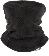 Su.B.dgn Long Fleece Buff – Tour de cou thermique et respirant – Écharpe de cyclisme d'hiver légère pour homme et femme, 30 x 25 cm – Zwart