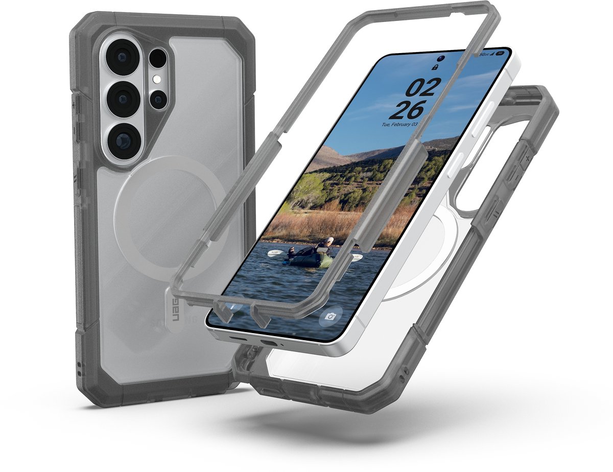 UAG Trooper Backcover met Magneet geschikt voor Samsung Galaxy S26 Ultra - Ash Clear