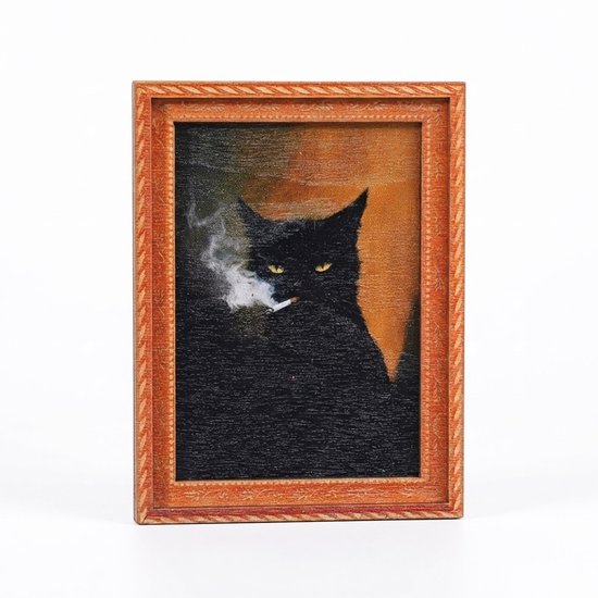 NOSTALGIC-ART Magneet Beware of the Cat 8x6 cm kopen NOSTALGIC-ART Magneet Beware of the Cat 8x6 cm kopen