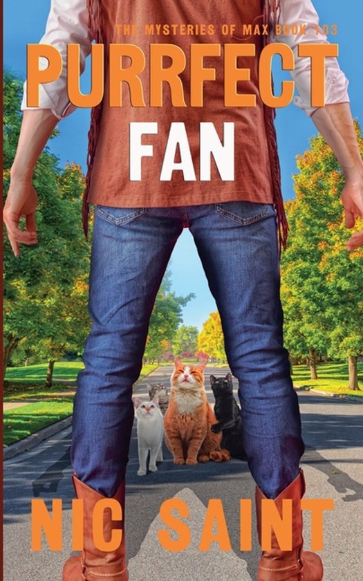 Mysteries of Max- Purrfect Fan - cover