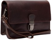 Chesterfield Lucca Waxed Pull Up Schoudertas - Bruin