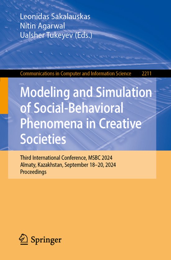 Communications in Computer and Information Science2211- Mode ... - cover