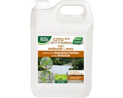 BSI - CITO RTU - Gebruiksklaar herbicide - Onkruid- en Mosverdelger - 5 L voor 50 m²