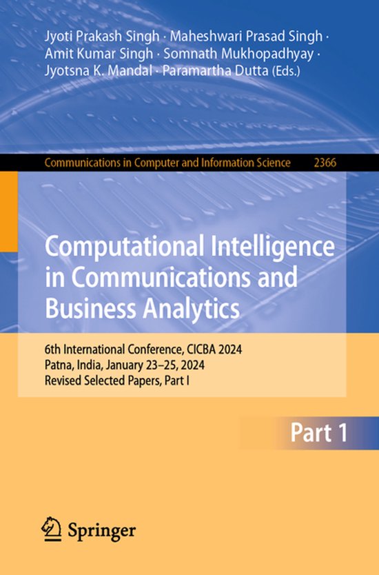 Communications in Computer and Information Science2366- Comp ... - cover