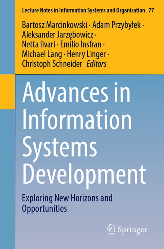 Lecture Notes in Information Systems and Organisation77- Adv ... - cover