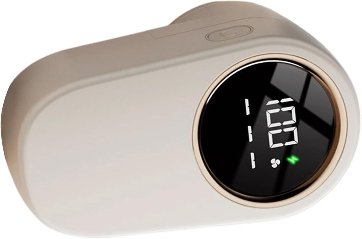 Ynkkvre - Pluisjesverwijderaar - Kleding Pluizer - Digitaal Display - Oplaadbaar USB - Stille Motor - 90 min Gebruik - Handzaam Design - Voor Truien en Hoeslaken - Wit