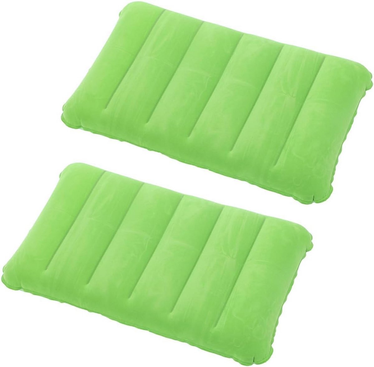Set van 2 Opblaasbare Kussens - Camping, Reizen en Outdoor | Comfortabel Hoofd- en Nekkussen