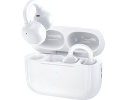 DrPhone AirClip S20 – Clip-On Draadloze Oordopjes Open Ear – Bluetooth 6.0 – Comfortabel Bellen & Audio - Wit