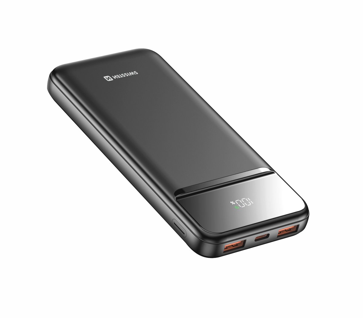 Swissten Powerline II Powerbank - 22013946 - 10.000 mAh - Black