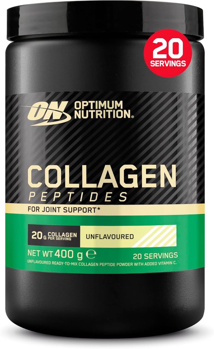 Beste Collageenpoeders 2026 Optimum Nutrition Collagen Peptides 400 gram