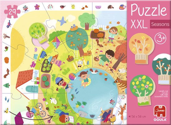 Jumbo - Goula - Puzzle XXL Seasons - Educatief Spel — afbeelding 4
