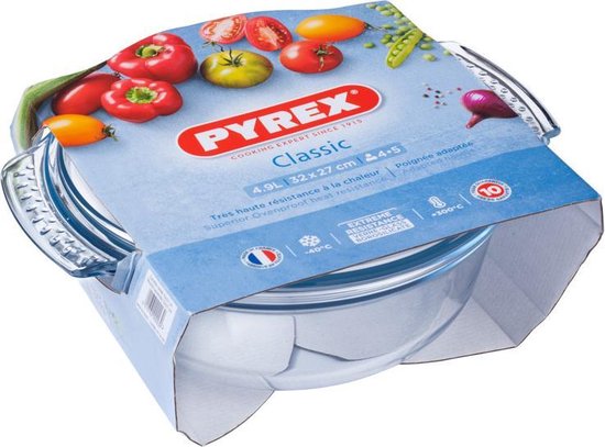 Plat à four Pyrex Classic Easy Grip 3,5 l + 1,4 l - 32 x 27 x 14 cm