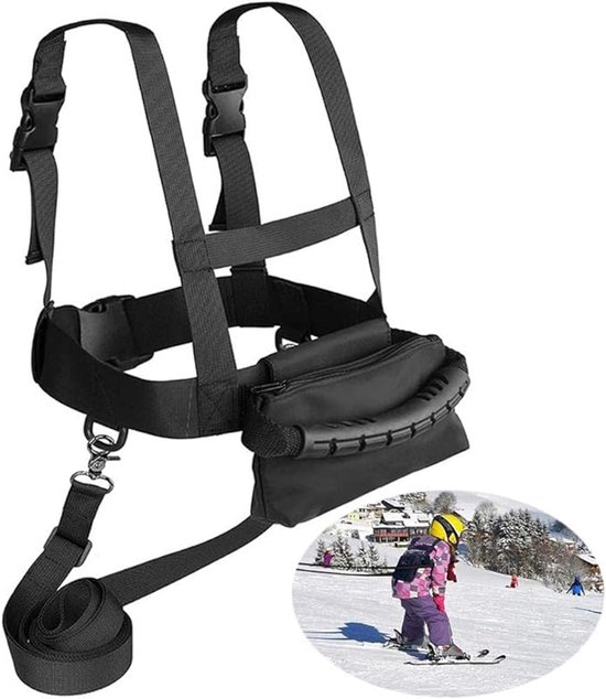 Skituigje kinderen - Snowboard Beginners - Kindertuigje - Ski-accessoires - met Lange Ski-lijn - Skituigje - Ski Harness Trainer for Kids - Kinderen Ski Harnas - Veiligheid Ski Bandjes - skiveiligheid schouderriem van Sinji — afbeelding 5