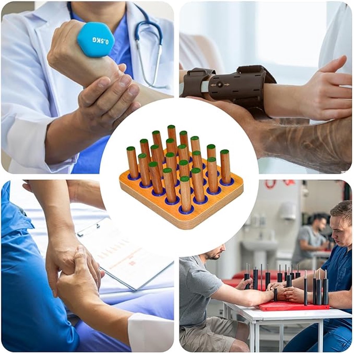 Stroom Commerce Vingertrainingsbord voor Handrevalidatie - afbeelding 2