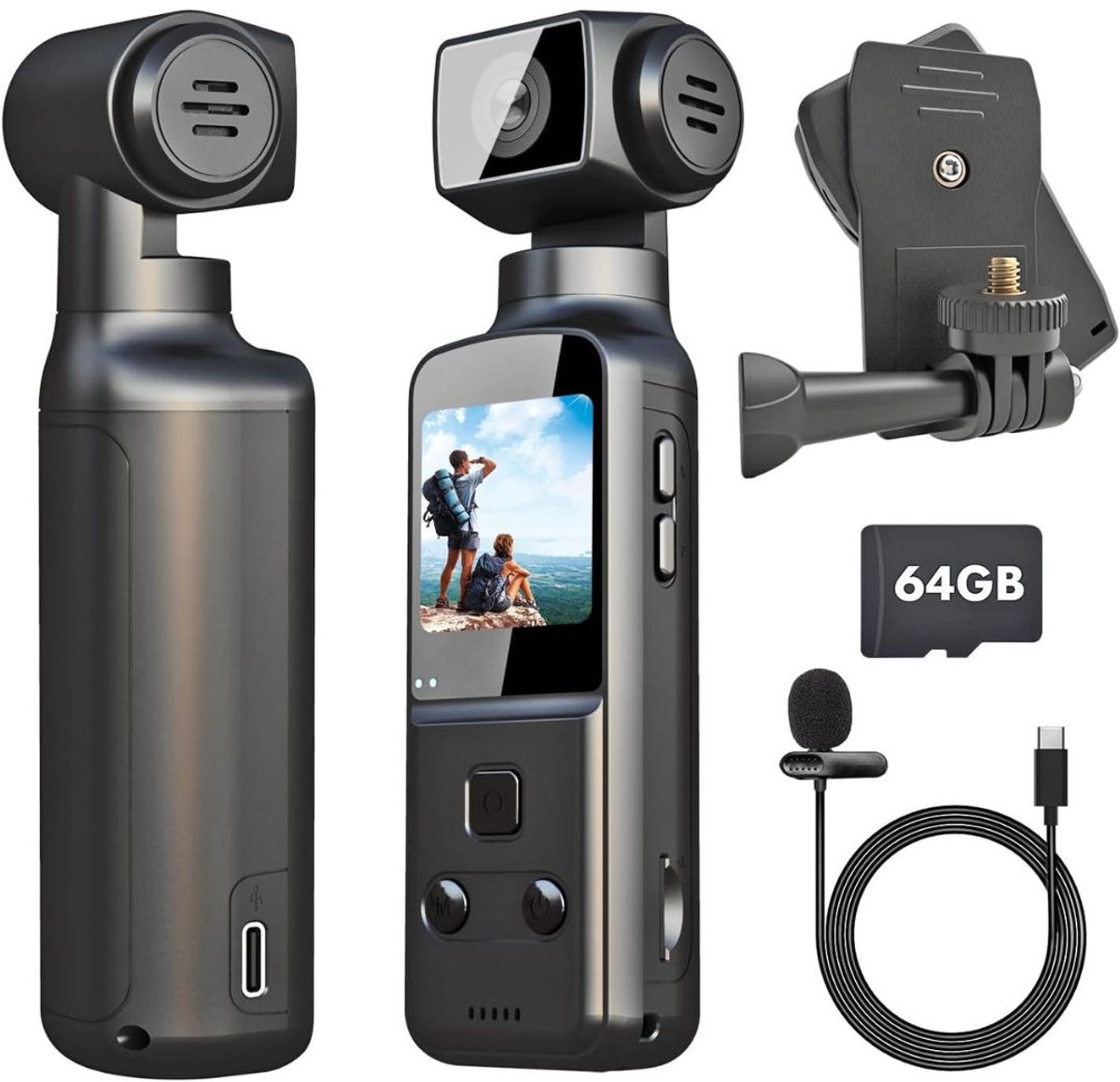 SCH® Bodycam - Cam - Zwart - 3cm x 4cm x 13cm