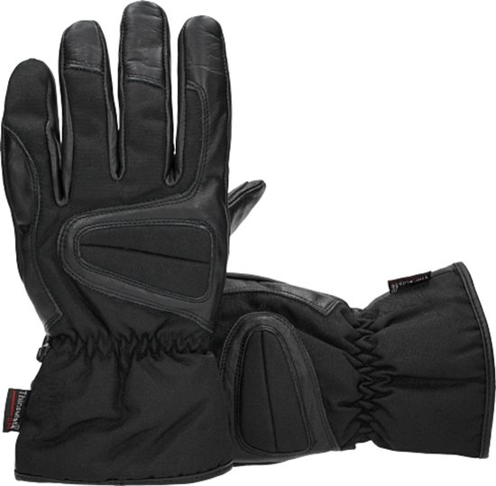 MKX MKX Cordura Bump-B Motorhandschoenen – Scooter & Brommer Handschoenen – Waterdicht – Winter – Zwart – Maat S - motor handschoenen - scooter handschoenen
