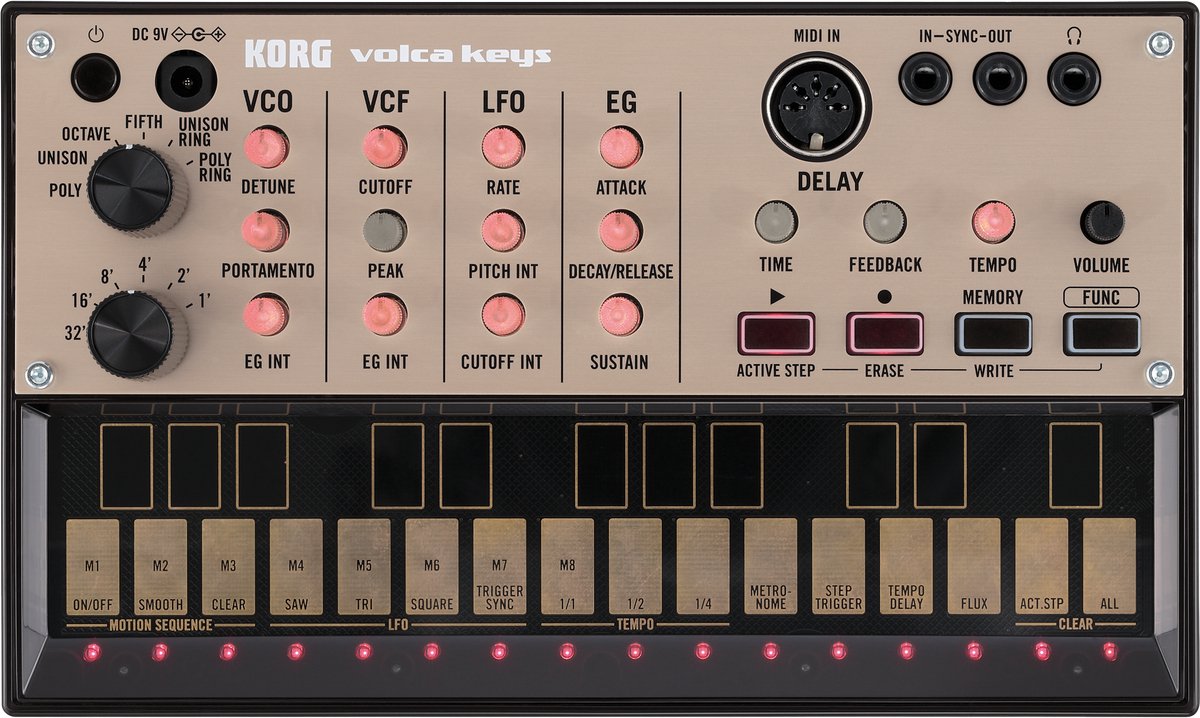 KORG volca fm 6-voice FM synthesizer en volca format