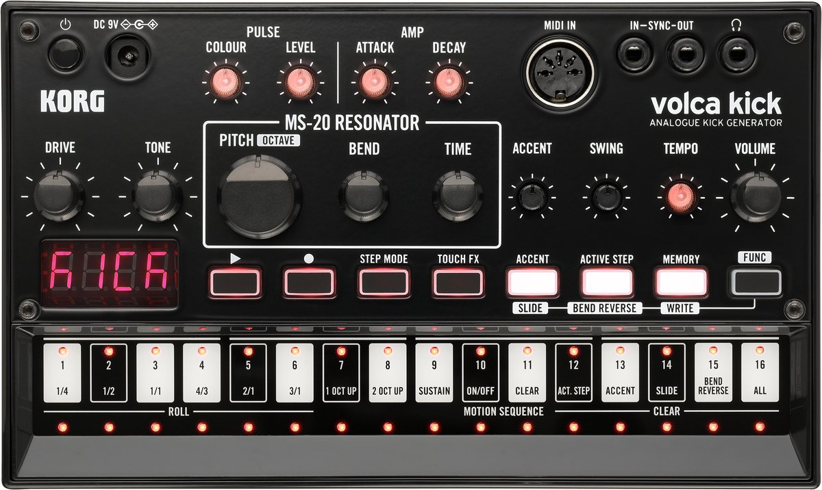 KORG volca kick analoge kickgenerator