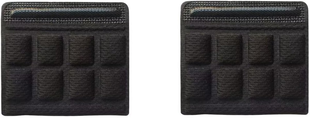 2 Stuks Universele Zwarte Kinsteun Schuimvulling Set voor Fiets- en Motorhelmen