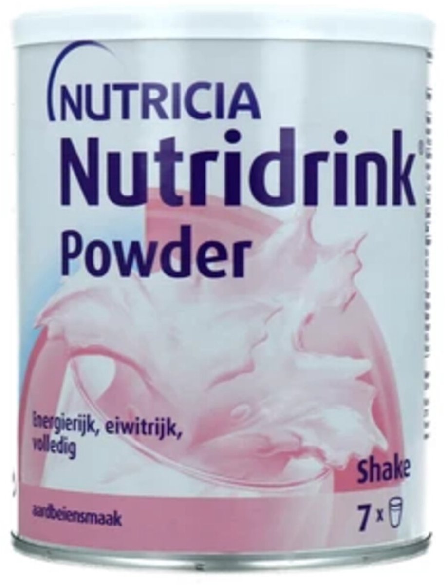 Nutricia Nutridrink Poeder Aardbei - 335 gr