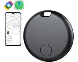 Blynk GPS Tracker – Geschikt voor Apple (Find My) en Android – Met geluid – Bluetooth Tracker – Sleutels, Fiets, Auto, Kat, Hond & Kind – Key Finder - Zwart
