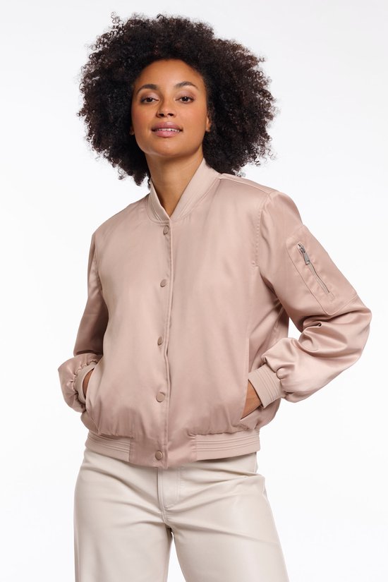 Veste pour femme Rino&Pelle - Veste bomber Banner - rose clair