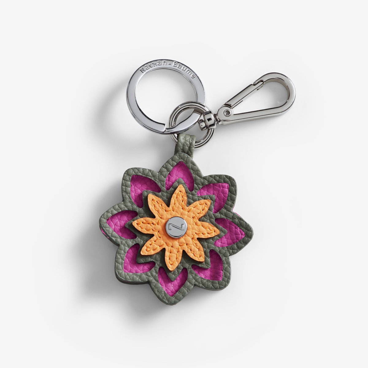 Nathan Baume Mandala keyring mix/bamboo