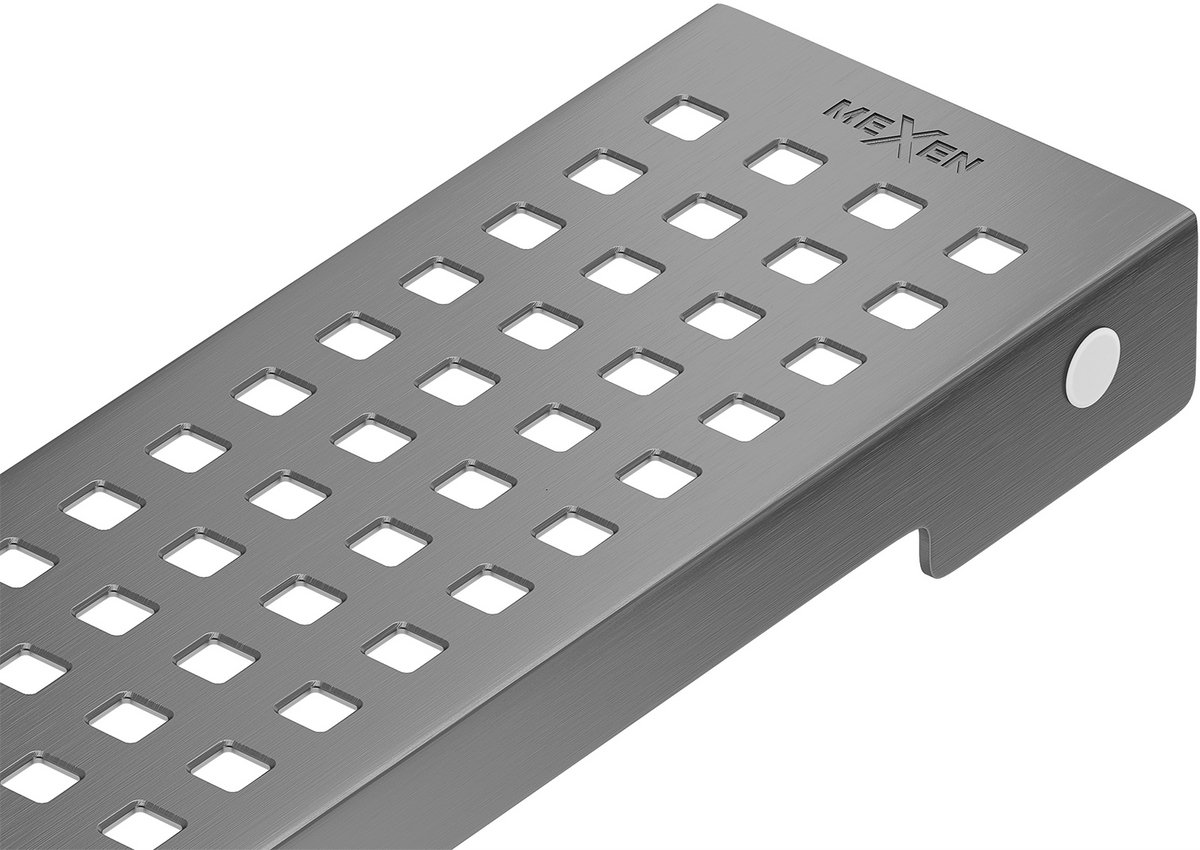 Mexen Flat M08 afdekplaat voor lijnafvoer 90 cm, geborsteld geweergrijs - 1E25090
